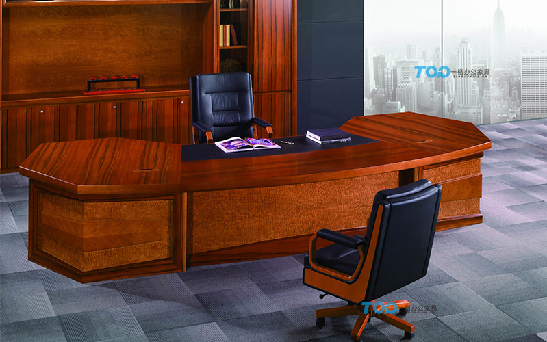 一格實木大班臺 一格實木大班臺