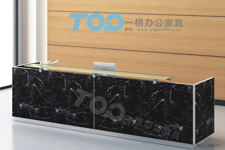 前臺接待臺 高檔公司前臺 簡約時尚吧臺收銀臺 定做3.jpg